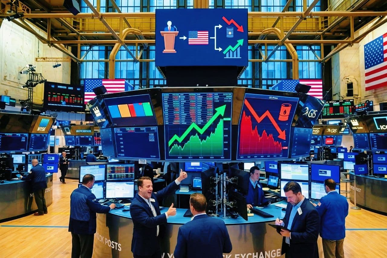 Stock Market Rebounds as Oil Prices Drop on Trump Remarks